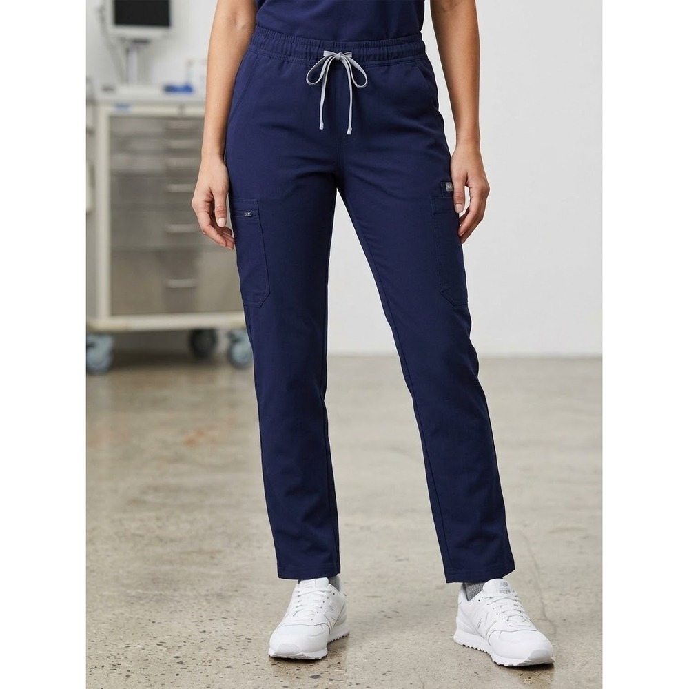 FIGS Livingston Scrub Pants Navy Blue XS Petite Technical Collection TW2000P